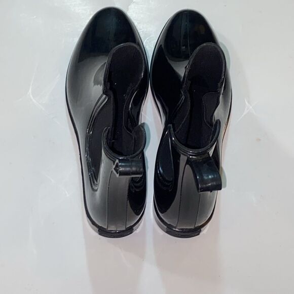 Seven 7 Women’s Black Ankle Rain Boots Size 11 - Picture 3 of 9